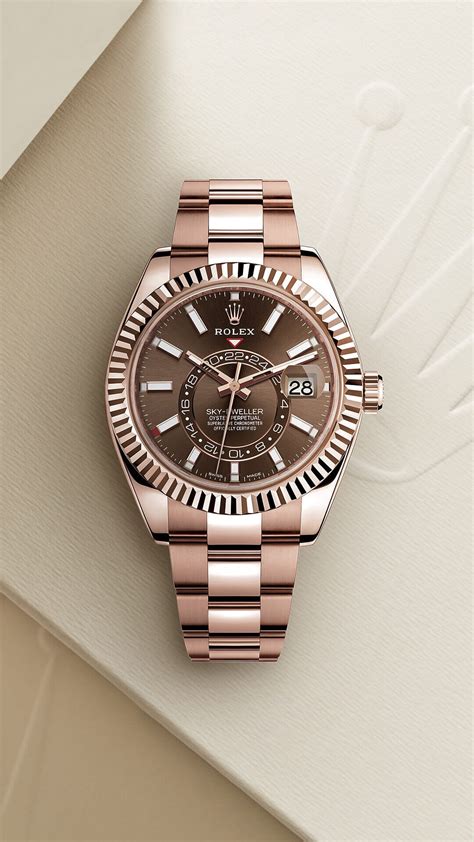 rolex skydweller whote gold|rolex sky dweller everose gold.